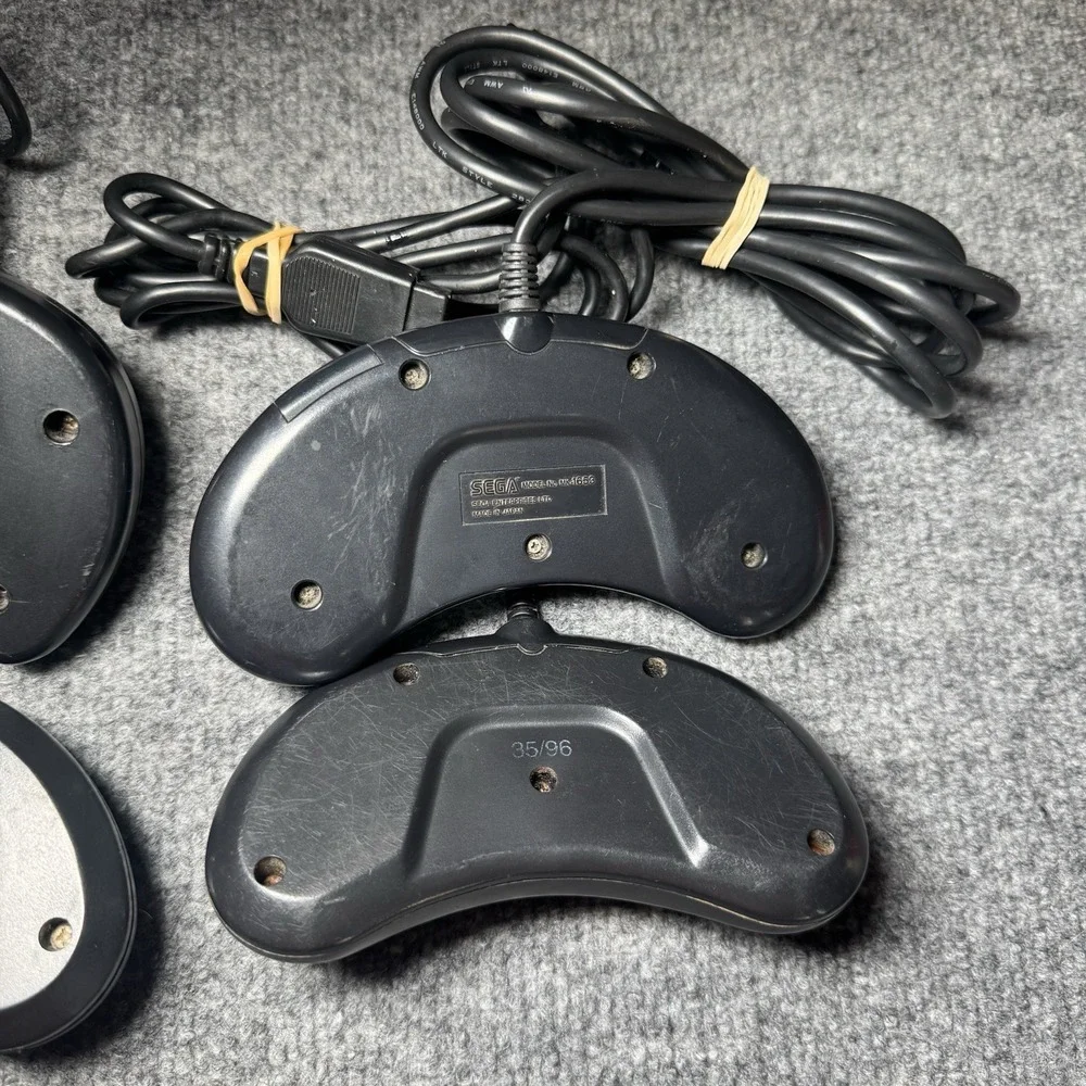 Lot of 3 3rd Party & 1OEM Sega Genesis Saturn Controllers Tested 4 Total